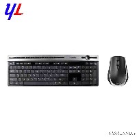 صفحه کلید و ماوس گرین مدل GKM505W بی سیم با حروف فارسی رنگ مشکی