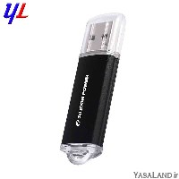 فلش سیلیکون پاور مدل Ultima II i-Series ظرفیت 16 گیگابایت نوع  USB 2 رنگ مشکی