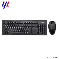 صفحه کلید و ماوس ای فورتک مدل 3100N بی سیم رنگ مشکی