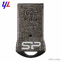 فلش سیلیکون پاور مدل Touch T01 ظرفیت 16 گیگابایت نوع USB 2.0 رنگ نقره ای