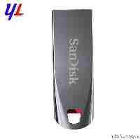 فلش سن دیسک مدل CZ71 ظرفیت 16 گیگابایت رنگ نقره ای