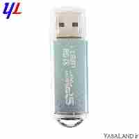 فلش سیلیکون پاور Marvel M01 USB 3.2 ظرفیت 32GB رنگ سبز آبی