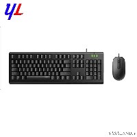 صفحه کلید و ماوس رپو مدل X120 Pro با سیم رنگ مشکی