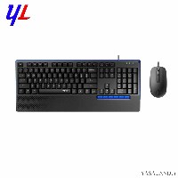 صفحه کلید و ماوس رپو مدل NX2000 با سیم رنگ مشکی