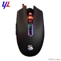 ماوس ای فورتک مدل Q 80 با سیم مخصوص بازی رنگ مشکی