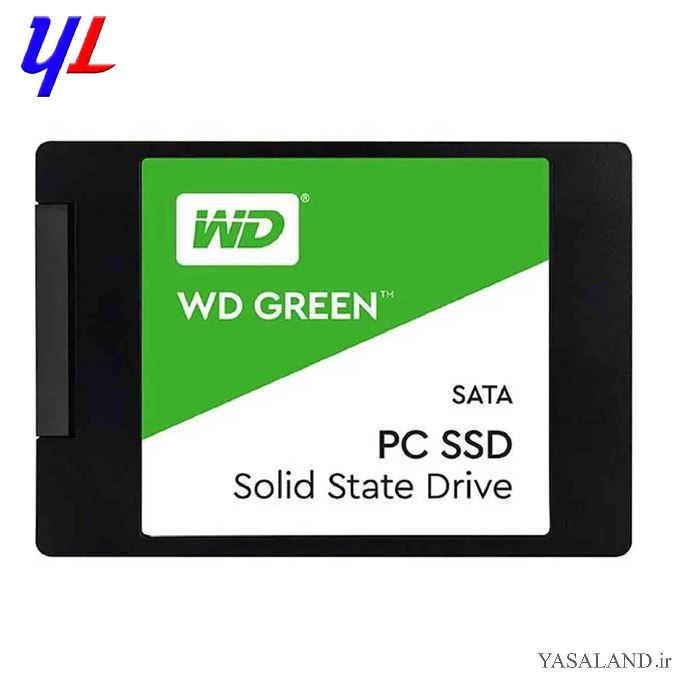 حافظه اس اس دی وسترن دیجیتال ظرفیت 480 گیگابایت رنگ سبز