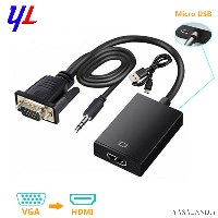 تبدیل پورت و اتصال درگاه VGA به HDMI