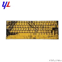 برچسب حروف فارسی صفحه کلید طرح لاستیک