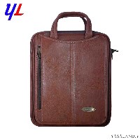 کیف لپتاپ مدل SM-02 نوع دستی جنس چرم رنگ قهوه ای