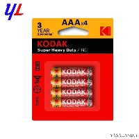 باتری نیم قلمی کداک مدل Super Heavy Duty ZINC بسته 4 عددی