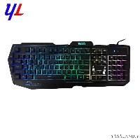 صفحه کلید تسکو مدل TK-8121 با سیم مخصوص بازی رنگ مشکی