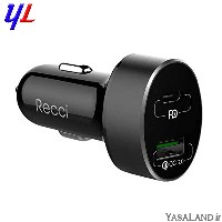 شارژر فندکی خودرو مدل RECCI RUC-Y2
