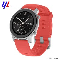 ساعت هوشمند امیزفیت مدل GTR 42mm رنگ قرمز