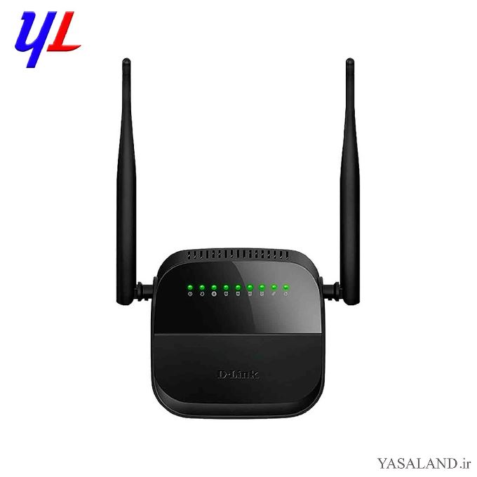 مودم روتر دی لینک مدل ADSL2 DSL-124 رنگ مشکی