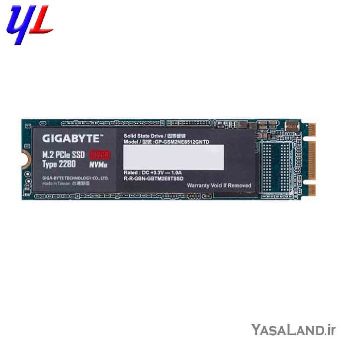 حافظه اس اس دی گیگابایت M.2 PCIe NVMe 2280 ظرفیت 512GB