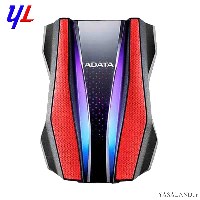 هارد بیرونی ای دیتا مدل HD770G ظرفیت 1 ترابایت رنگ مشکی و قرمز