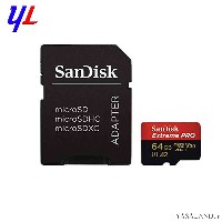 کارت حافظه سن دیسک میکرو اس دی با ظرفیت 64GB و سرعت 170MBps