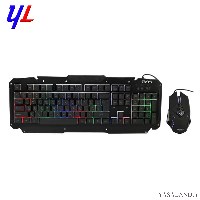 صفحه کلید و ماوس تسکو مدل TKM 8133 با سیم گیمینگ رنگ مشکی