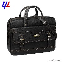 کیف لپتاپ مدل 2822 نوع دستی جنس چرم مصنوعی رنگ مشکی