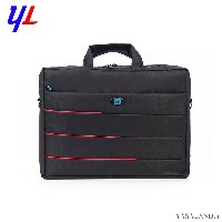 کیف لپتاپ مدل 020 نوع دستی رنگ مشکی با نوار قرمز