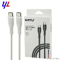 کابل شارژ موبایل دو سر تایپ سی نیتو مدل NC141 رنگ سفید