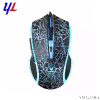 ماوس رپو مدل V20S با سیم مخصوص بازی رنگ مشکی و آبی