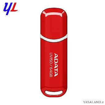 فلش ای دیتا مدل UV150 با ظرفیت 64 گیگابایت قرمز