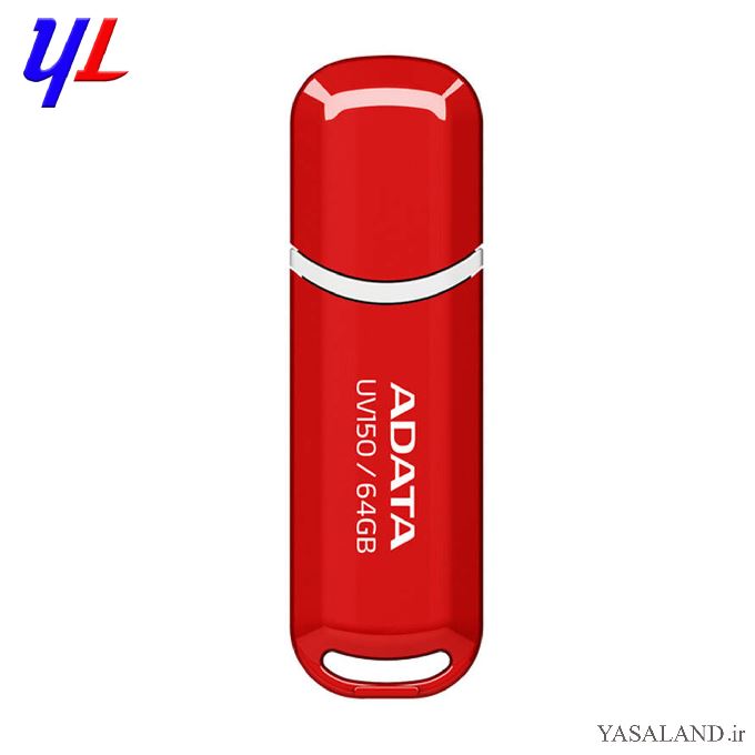 فلش ای دیتا مدل UV150 با ظرفیت 64 گیگابایت قرمز