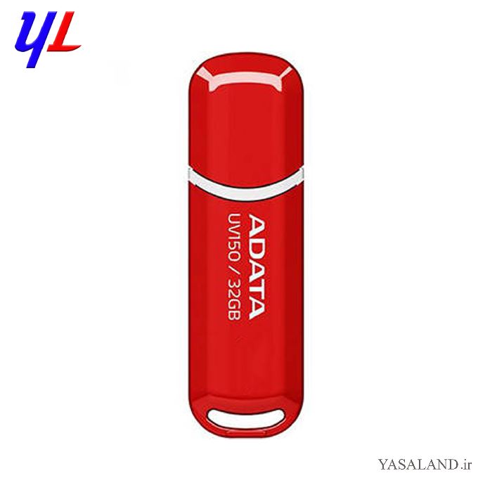 فلش ای دیتا مدل UV150 با ظرفیت 32 گیگابایت قرمز