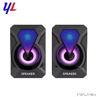 اسپیکر دی نت مدل DT10 دو تیکه رومیزی رنگ مشکی