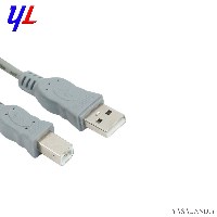 کابل پرینتر ضخیم به طول 1.5 متر رنگ طوسی