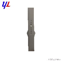 بند ساعت 20 میلیمتری سیلیکنی رنگ طوسی پر رنگ