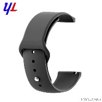 بند ساعت 22 میلیمتری سیلیکنی مشکی