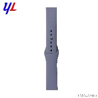 بند ساعت 22 میلیمتری سیلیکنی رنگ بنفش کمرنگ