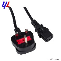 کابل برق کیس اصلی سه پین 1.5 متری (سه شاخه بزرگ)