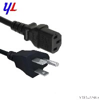 کابل برق کیس اصلی سه پین 1.5 متری (سه شاخه کوچک)