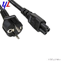 کابل برق لپتاپی سه پین دوشاخه 1.5 متری