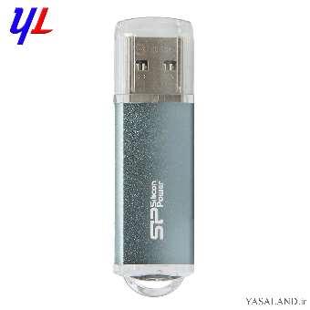 فلش سیلیکون پاور Marvel M01 USB 3.2 ظرفیت 16GB رنگ سبز آبی