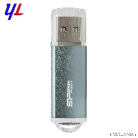 فلش سیلیکون پاور مدل Marvel M01 ظرفیت 16 گیگابایت نوع USB 3.2 رنگ سبز آبی
