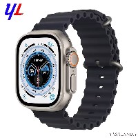 ساعت هوشمند مدل  HK8ProMax رنگ بند قرمز