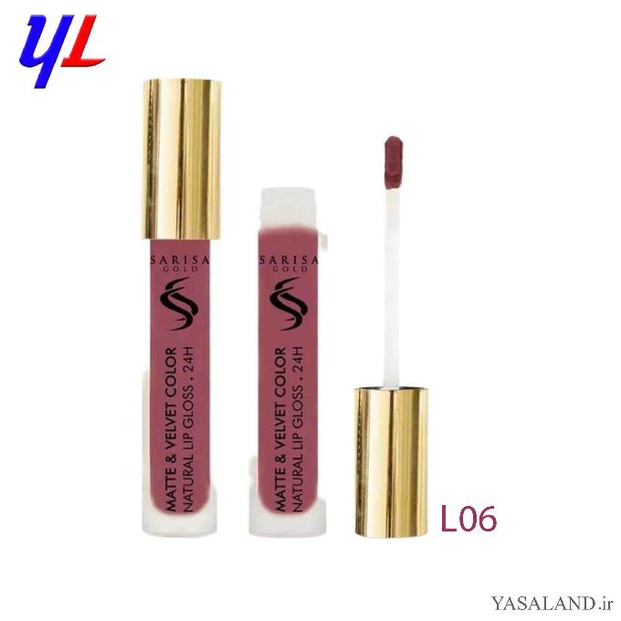 رژ لب مایع ساریسا گلد مدل Matte شماره L6