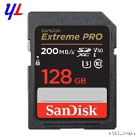 کارت حافظه سن دیسک اس دی با ظرفیت 128GB و سرعت 200MBps