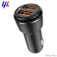 شارژر فندکی بروفون مدل BZ17 18W رنگ مشکی