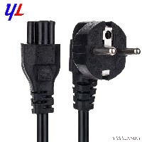 کابل برق لپتاپی ضخیم دلتا سه پین 1.8 متری (دو شاخه)