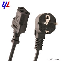 کابل برق کیس دی نت سه پین 1.5 متری (دو شاخه)