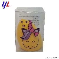 پد آرایشی تخم مرغی یونی کرن رنگ زرد