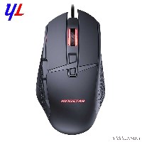 ماوس کینگ استار مدل KM365G با سیم مخصوص بازی رنگ مشکی