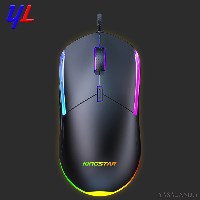 ماوس کینگ استار مدل KM342G با سیم مخصوص بازی رنگ مشکی