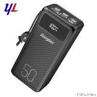 پاور بانک انرجایزر مدل UE50000PQ ظرفیت 50000 میلی آمپر رنگ مشکی