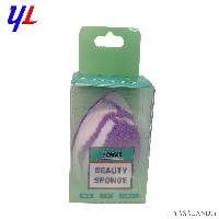 پد آرایشی تخم مرغی جویل طرح دار مدل GPD-1226 رنگ بنفش،سفید